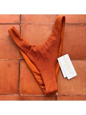 Sz XS L*Space Cabana Bitsy Bikini Bottom In Amber NWT